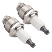 Powtol Pack Of 2 Rj19Lm Spark Plug For Briggs Stratton 796112 802592 5095K Champion J19Lm 868