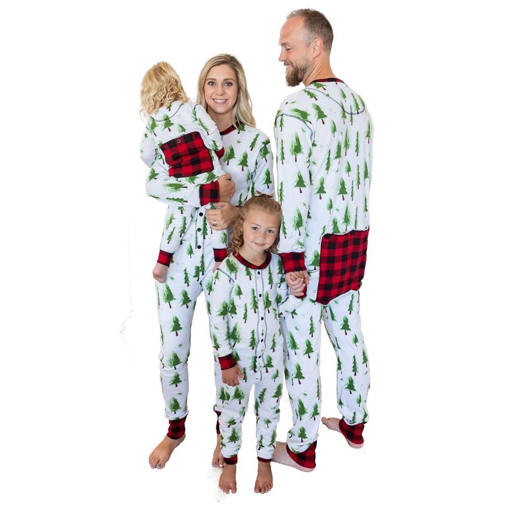 Lazy One Flapjacks Matching Pajamas For The Dog Baby Kids Teens And Adults Evergreen Plaid Small