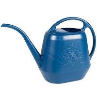 Bloem Watering Can Aqua Rite 1.1 Gallon (144 Fl Oz) Classic Blue