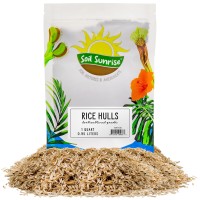 Horticultural Grade Rice Hulls 1 Quart All Natural Organic For House Plants And Chicken Bedding