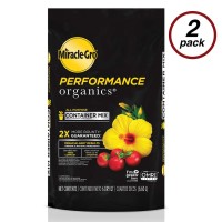 Miraclegro Performance Organics All Purpose Container Mix 6 Qt Organic All Natural Plant Soil Feed For Up To 3 Months