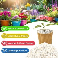 Halatool 2Qt Perlite 36Mm Organic Perlite For Gardening Plants Indoor Natural Potting Soil Mix Additive For Holding Moisture Ae