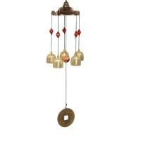 Hooshing Lucky Wind Chimes Tiny Metal Garden Bells Feng Shui Windchimes For Home Outdoor Garden Patio Hanging Decor Gift For Mot