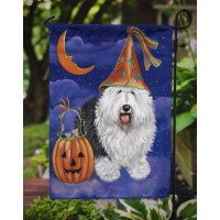 Carolines Treasures Ppp3118Gf Old English Sheepdog Halloween Garden Flag Mailbox Flag Decorative Yard Flag Banner Outside Patio