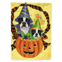 Carolines Treasures Ppp3033Gf Boston Terrier Halloweenies Garden Flag Mailbox Flag Decorative Yard Flag Banner Outside Patio Ar