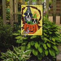 Carolines Treasures Ppp3033Gf Boston Terrier Halloweenies Garden Flag Mailbox Flag Decorative Yard Flag Banner Outside Patio Ar