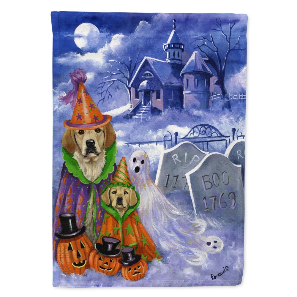 Carolines Treasures Ppp3102Gf Golden Retriever Halloween Garden Flag Mailbox Flag Decorative Yard Flag Banner Outside Patio Art