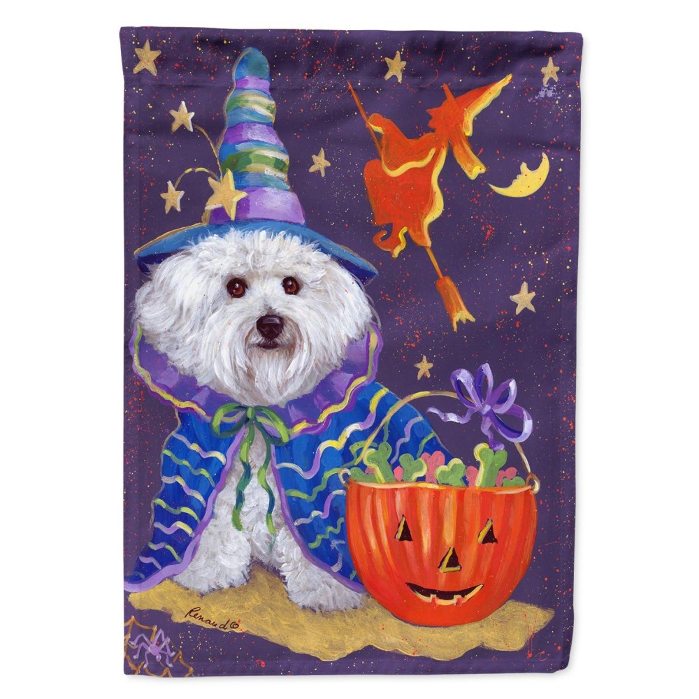 Carolines Treasures Ppp3020Gf Bichon Frise Boo Halloween Garden Flag Mailbox Flag Decorative Yard Flag Banner Outside Patio Art