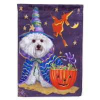 Carolines Treasures Ppp3020Gf Bichon Frise Boo Halloween Garden Flag Mailbox Flag Decorative Yard Flag Banner Outside Patio Art