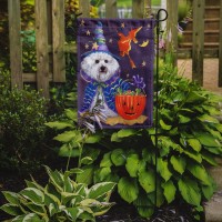 Carolines Treasures Ppp3020Gf Bichon Frise Boo Halloween Garden Flag Mailbox Flag Decorative Yard Flag Banner Outside Patio Art