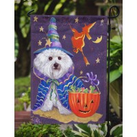 Carolines Treasures Ppp3020Gf Bichon Frise Boo Halloween Garden Flag Mailbox Flag Decorative Yard Flag Banner Outside Patio Art