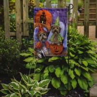 Carolines Treasures Ppp3241Gf Yorkie Halloween Haunted House Garden Flag Mailbox Flag Decorative Yard Flag Banner Outside Patio