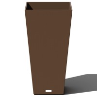 Veradek Vresin Indooroutdoor Taper Planter 30 Inch Espresso