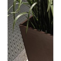 Veradek Vresin Indooroutdoor Taper Planter 26 Inch Espresso