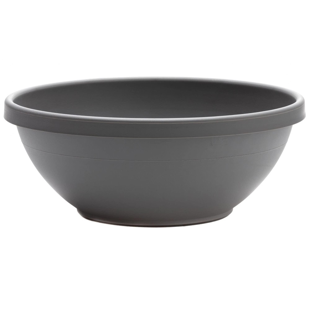 Bloem Terra Plant Bowl Planter 14 Charcoal