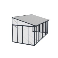 Palram Canopia Sanremo 10 X 18 Patio Enclosure Grayclear