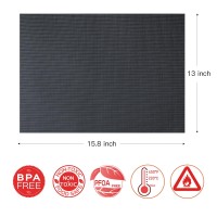 Nonstick Thick Bbq Grill Mats For Outdoor Grill Set Of 6 Heavy Duty Reusable And Easy To Clean Works For Gas Grill Elec