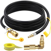 12Ft Rv Quick Connect Propane Hose Quick Connect Propane Hose For Rv To Grill Low Pressure Quick Connect Propane Hose With Elb