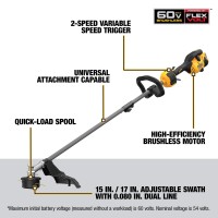 Dewalt Dcst972B String Trimmer Yellowblack