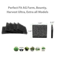 Ulrempart 24Pack Pump Filter Sponge Compatible With Ag Garden Harvest Bounty Farm Extra Ultra All Models Replacement Pump