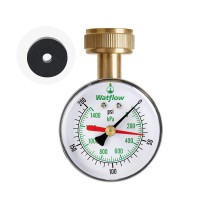 Watflow 212 Water Pressure Test Gauge Garden Hose Pressure Gauge House Water Pressure Gauge 34 Female Hose Thread 02