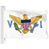 G128 Us Virgin Islands Flag 3X5 Ft Liteweave Pro Series Printed 150D Polyester Us Territory Indooroutdoor Vibrant Color