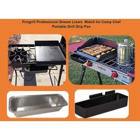 Firsgrill Professional Grease Liners Disposable Aluminum Foil Drip Pans For Camp Chef Portable Grill 20