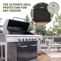 Zober Bbq Grill Cover 64 Inch Waterproof Double Layered Fits Weber Gas Grill Cover Charbroil Grill Smoker Gas Grill Covers