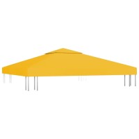 vidaXL Gazebo Covers 2Tier Canopy Top Replacement Sunshade for Garden Patio Beach Outdoor Gazebo Cover with Durable Polyeste