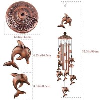 Outdoor Dolphin Wind Chimes Decor Mobile Wind Chime Dolphin Wind Bell Dolphin Decoration Wind Chime Home Indoor Yard Pati