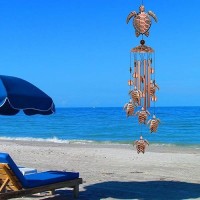 Outdoor Sea Turtle Wind Chimes Decor Memorial Giftssympathy Wind Chime Mobile Sea Turtle Wind Bell Wind Catcher Turtle Wind