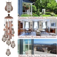 Wind Chimes For Outside Decor  Memorial Wind Chimes  Mobile Owl Wind Bell  Outdoor Portable Owl Decor  Owls Wind Chimes  Home  Indoor  Yard  Patio  Festival  Garden  Outdoor Decoration  Gifts For Mom