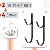 Unco Pool Pole Hanger 2 Pack Pool Hooks For Poles Pool Equipment Hooks Pool Pole Hooks Hooks For Pool Supplies Pool Hooks