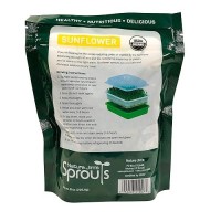 Nature Jims Sprouts Sunflower Seeds Certified Organic Black Oil Sunflower Sprouts For Soups Raw Bird Food Seeds Nongmo C