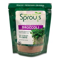 Nature Jims Sprouts Broccoli Sprout Seeds Certified Organic Broccoli Sprouting Seeds For Indooroutdoor Use Rich In Sulforap