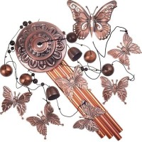 Solawindchime Outdoor Butterfly Wind Chimes Butterfly Memorial Wind Chimes Gift Wind Chime Butterfly Wind Bell Gifts For Wom