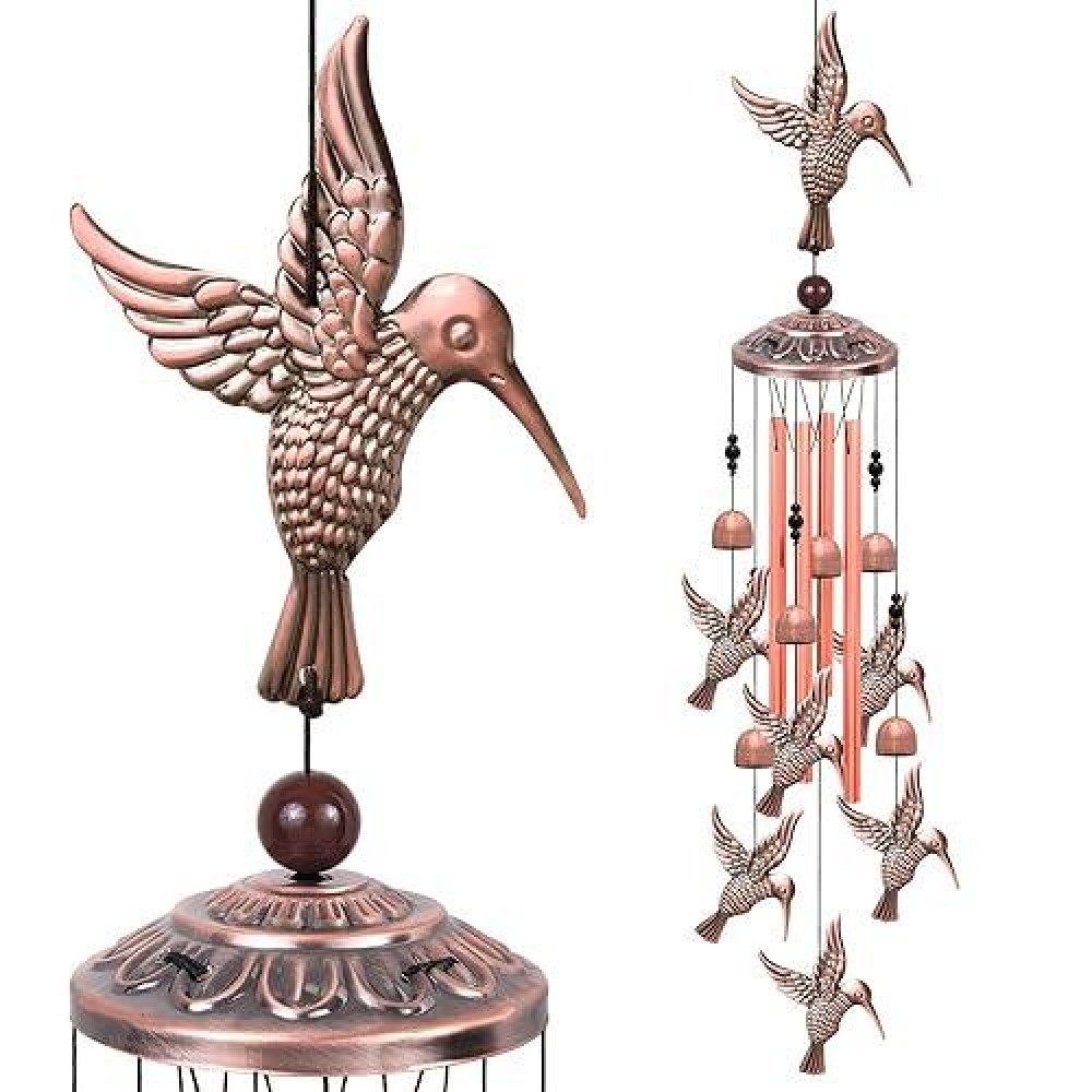 Hummingbird Wind Chimes Memorial Wind Chimes Gift Wind Chimes Hummingbirds Music Wind Bells Gifts For Mom Home Balcony Gar