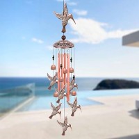 Hummingbird Wind Chimes Memorial Wind Chimes Gift Wind Chimes Hummingbirds Music Wind Bells Gifts For Mom Home Balcony Gar