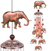 Elephant Wind Chimes Garden Wind Catcher Sympathy Wind Chimes Gift Elephant Music Wind Bells Elephants Garden Decor For Home