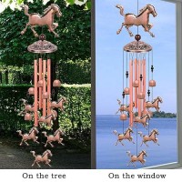 Solawindchime Horse Wind Chimes Outdoor Horse Memorial Wind Chime Horse Gift Wind Chimes Horses Wind Bells Gifts For Women