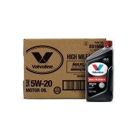 Valvoline High Mileage 150K With Maxlife Plus Technology Motor Oil Sae 5W20 1 Qt Case Of 6