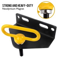 Yellow Magnetic Hitch Pin Lawn Mower Trailer Hitch Pins Ultra Strong Neodymium Magnet Trailer Gate Pin For Simple One Handed