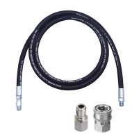 Tool Daily Pressure Washer Whip Hose With Swivel Hose Reel Connector Hose For Pressure Washing With Pressure Washer Adapter Set