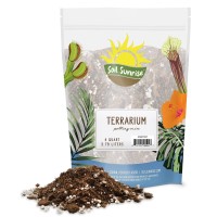 Terrarium Potting Soil Mix 4 Quarts Wblended Filtering Charcoal Custom Made For Terrariums