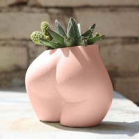 Frozzur Mini Lower Body Pot Female Small Body Shaped Flower Planter With Drainage Holes Resin Plant Pot Cute Sculpture Christ