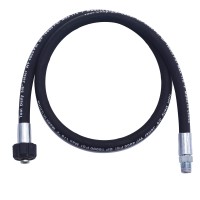 Tool Daily Pressure Washer Whip Hose With Swivel Hose Reel Connector Hose For Pressure Washing 4 Ft 38 Npt Solid M22 Femal