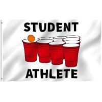 Anley Fly Breeze 3X5 Foot Student Athlete Flag Vivid Color And Fade Proof Canvas Header And Double Stitched Novelty Colleg