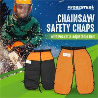 Forester Chainsaw Chaps For Men Adjustable Belt Chain Saw Chaps For Men Apron Style Wpocket Chainsaw Safety Equipment Ch