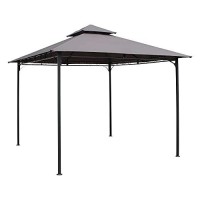 St Kitts Replacement Canopy For 10Foot Vented Canopy Gazebo Grey