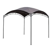 St Kitts 10Foot Square Dome Top Gazebo Grey